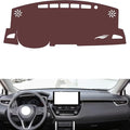 Leather Dashboard Cover Compatible with Toyota Corolla Cross，Dash Cover, Non-Slip Dash Cover, Dash mat Dashboard Cover, Interior Dash Covers