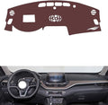 Leather Dashboard Cover Compatible with Nissan Teana（HUD、Speaker） 2021-2023，Dash Cover, Non-Slip Dash Cover, Dash mat Dashboard Cover, Interior Dash Covers