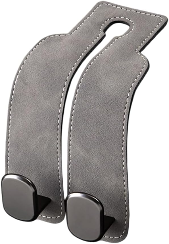 Car Seat Back Storage Hook, Heavy Duty Purse Holder for Car, Auto Back Seat Organizer Hanger for Bags, Groceries and Coats, Universal Vehicle Interior Accessories (B)
