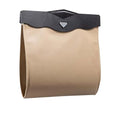 item_name :AOWIS Car Leather Trash Bag Smart LED Waterproof Organizer Storage Garbage Can (KHAKI)