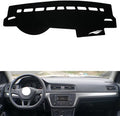 leather dashboard cover Compatible with VW Lavida 2019，dash cover（black）