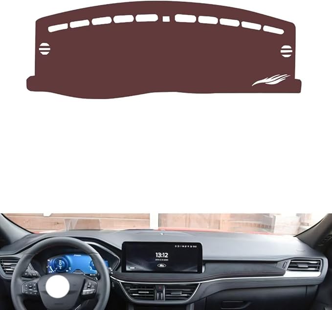 Leather Dashboard Cover Compatible with Ford Escape（NO HUD,no Speakers 2020-2025，Dash Cover, Non-Slip Dash Cover, Dash mat Dashboard Cover, Interior Dash Covers
