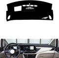 leather dashboard cover Compatible with Buick GL8 ES 653T（HUD） 20-2023，dash cover（black）