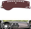 Leather Dashboard Cover Compatible with Suzuki scross 2017，Dash Cover, Non-Slip Dash Cover, Dash mat Dashboard Cover, Interior Dash Covers