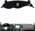 leather dashboard cover Compatible with Infiniti QX50 2013-2015，dash cover（black）