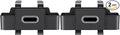 2 Pack Back Seat Car Organizer, Multifunctional Car Organizer Seat Back, with Tissue Box Holder, 2 Cup Holders & 2 Cup Hooks for Phone, Drinks, Toy, Snacks for Keeping Cars Tidy, Fits Most Vehicles