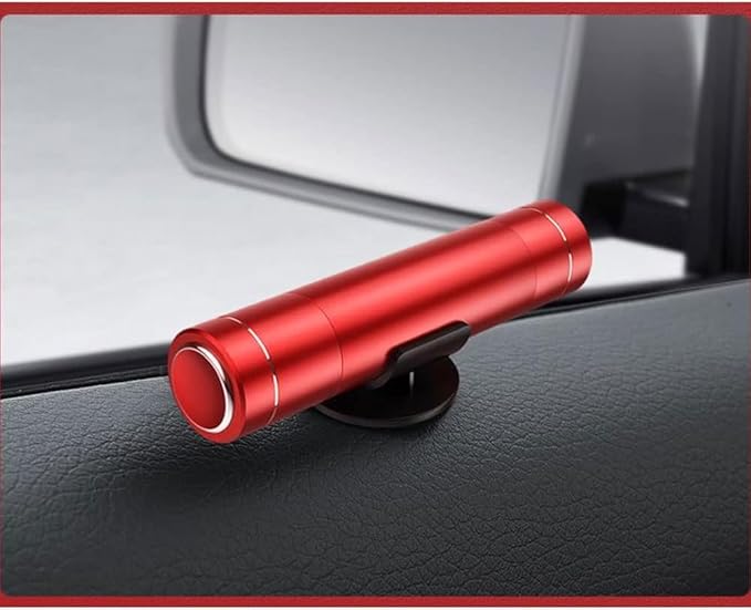 HHXS Car Window Breaker Seatbelt Cutter Tool, Safe Hammer Glass Breaker Under Water Safety Hammer Emergency Escape Glass Breaker Life Hammer for Car (Red)