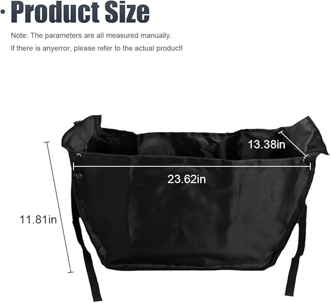 Car Seat Organizer, Oxford Cloth Backseat Car Storage Bag with Drawstrings, Large Capacity Passenger Seat Organizer, Hammock Foldable Hanging Travel Bag for Road Trip (2PCS)