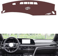 Leather Dashboard Cover Compatible with Cadillac CT6(NO HUD 2023，Dash Cover, Non-Slip Dash Cover, Dash mat Dashboard Cover, Interior Dash Covers