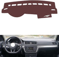 Leather Dashboard Cover Compatible with VW Lavida 2019，Dash Cover, Non-Slip Dash Cover, Dash mat Dashboard Cover, Interior Dash Covers