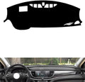 leather dashboard cover Compatible with Buick Lacrosse（HUD,no speakers） 2016-2022，dash cover（black）