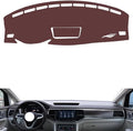 Leather Dashboard Cover Compatible with VW Viloran 2021，Dash Cover, Non-Slip Dash Cover, Dash mat Dashboard Cover, Interior Dash Covers