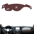 Leather Dashboard Cover Compatible with Infiniti FX Series 2009-2013,Dash Board Cover mat Anti-Slip Sun-Proof and dust-Proof(Brown)