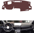 Leather Dashboard Cover Compatible with Nissan New X-Trail（HUD） 2021-2023，Dash Cover, Non-Slip Dash Cover, Dash mat Dashboard Cover, Interior Dash Covers
