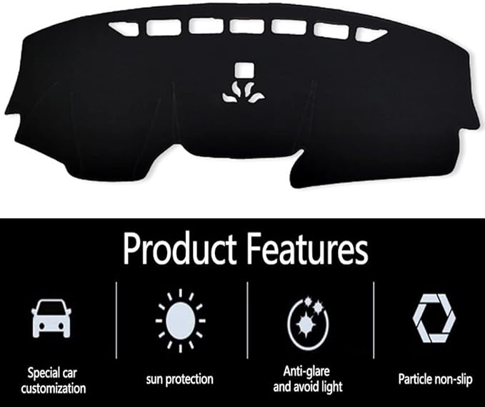 Dashboard Cover for 2017-2020 CR-V,Polyester Dash Covers mat,Car Dash Board Protecter Cover,Interior Dash Covers Pads,Blue