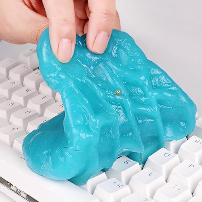 Car Cleaning Gel, Reusable Detailing Putty for Cracks & Vents, Universal Dust Remover for Car Interior, Electronics, Keyboard, Laptop, Multi-Purpose Auto Accessories, Non-Sticky Dust Cleaner Kit