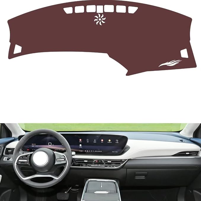 Leather Dashboard Cover Compatible with Buick Lacrosse（No Warning Light） 2023，Dash Cover, Non-Slip Dash Cover, Dash mat Dashboard Cover, Interior Dash Covers