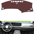 Leather Dashboard Cover Compatible with Buick Lacrosse（No Warning Light） 2023,Dash Board Cover mat Anti-Slip Sun-Proof and dust-Proof(Brown)
