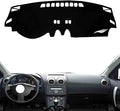 leather dashboard cover Compatible with Nissan Qashqai (no navigation) 2008-2015，dash cover（black）
