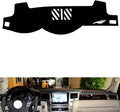 leather dashboard cover Compatible with LEX LX 2007-2013，dash cover（black）