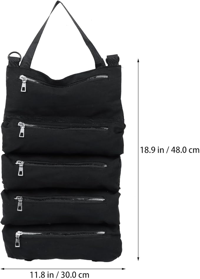 FAVOMOTO Car Seat Suspension Bag Foldable Auto Organizer for Wallet Phone Sunglasses Storage Space-Saving Rear Seat Hanging Storage Bag for Cars Suvs Trucks
