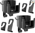 2PCS Multifunctional Car Cup Holder, Car Phone Holder with Headrest Hooks, Hanging Storage Organizer Accessories, Universal Car Back Seat Hook for Purse, Keys, Umbrella, Bag