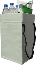 YoRise Foldable Car Trash Can, Multipurpose Waterproof Auto Back Seat Hanging Garbage Organizer, Large Capacity Leak-Proof Vehicle Interior Storage Bag Accessories for Cars, SUVs, Trucks (Gray)