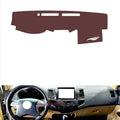 Leather Dashboard Cover Compatible with Toyota Fortuner 2009-2015，Dash Cover, Non-Slip Dash Cover, Dash mat Dashboard Cover, Interior Dash Covers
