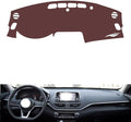 generic leather dashboard cover Compatible with Nissan Teana（NO HUD） 2019-20，dash cover, Non-Slip Dash Cover, Dash mat Dashboard Cover, Interior Dash Covers, brown