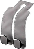 2026 Car Headrest Storage Hooks - Universal Backseat Hanger Organizer for Handbags & Grocery Bags (2, Grey)