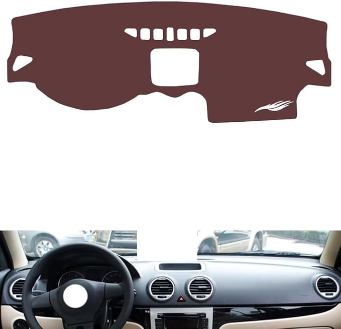 Leather Dashboard Cover Compatible with VW Lavida 2008-2011，Dash Cover, Non-Slip Dash Cover, Dash mat Dashboard Cover, Interior Dash Covers