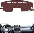 generic leather dashboard cover Compatible with Suzuki VITARA，dash cover, Non-Slip Dash Cover, Dash mat Dashboard Cover, Interior Dash Covers, brown