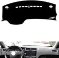 leather dashboard cover Compatible with Citroen Ds6，dash cover（black）