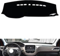 leather dashboard cover Compatible with Peugeot 3008 (NO HUD) 2016-2019，dash cover（black）