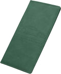 HARFINGTON Car Registration and Insurance Holder 9.65" x 4.92" PU Leather Vehicle Glove Box Organizer Storage Accessories Men Women Car ID Holder for License ID Card Bank Card, Dark Green