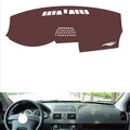 Leather Dashboard Cover Compatible with Volvo XC90 (No Navigation 2004-2014,Dash Board Cover mat Anti-Slip Sun-Proof and dust-Proof(Brown)