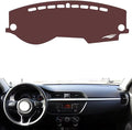 Leather Dashboard Cover Compatible with KIA K2 2017，Dash Cover, Non-Slip Dash Cover, Dash mat Dashboard Cover, Interior Dash Covers