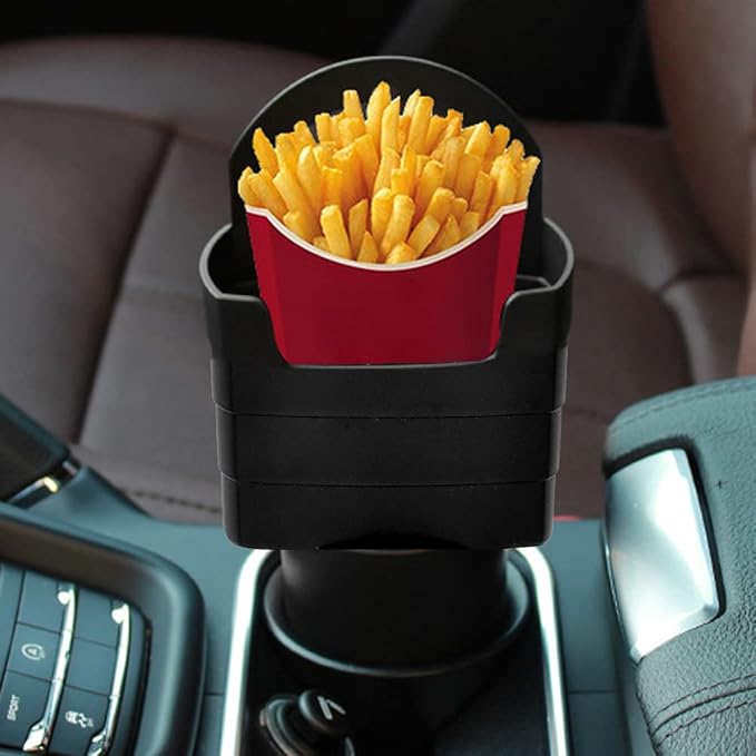French Fry Cup Holder for Car Multipurpose Fast Food Drink Cup Holder Car Storage Box Holder