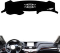 leather dashboard cover Compatible with Infiniti Q70L，dash cover（black）