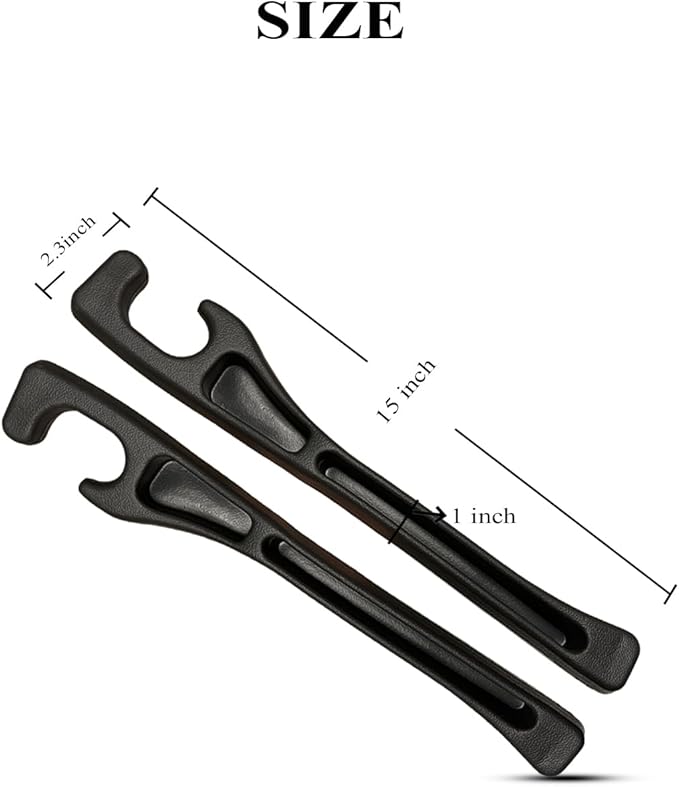 Dailuee Car Seat Gap Filler 2 Pack, No Drop Car Seat Side Gap Seam Filler, Fit for Most Car, SUV, Truck