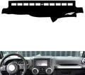 leather dashboard cover Compatible with JEEP WRANGLER (no There box 2011-2017，dash cover（black）