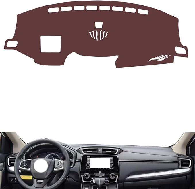 Leather Dashboard Cover Compatible with Honda Breeze (HUD 20-2021，Dash Cover, Non-Slip Dash Cover, Dash mat Dashboard Cover, Interior Dash Covers