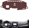 Leather Dashboard Cover Compatible with Honda Breeze (HUD 20-2021,Dash Board Cover mat Anti-Slip Sun-Proof and dust-Proof(Brown)
