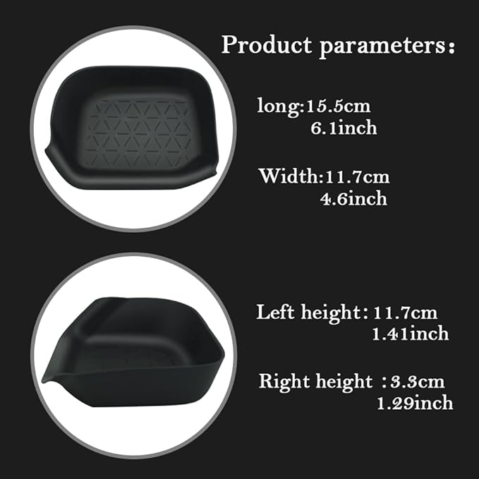 CUCHIYUN for RAV4 Driver Storage Box Organizer Mat Driver's Interior Insert Tray Center Console Organizer Tray Compatible with Toyota RAV4 2022 Accessories 2021 2020 2019 - Non-Slip Anti-Dust
