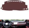 Leather Dashboard Cover Compatible with Honda VEZEL 2015-2022，Dash Cover, Non-Slip Dash Cover, Dash mat Dashboard Cover, Interior Dash Covers