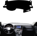 leather dashboard cover Compatible with SubaruSubaru Legacy 2003-2009，dash cover（black）