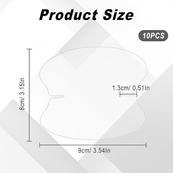 10 PCS Car Door Handle Scratch Protector, Transparent Film Invisible Door Handle Protectors for Vehicles, Guard Scratch Paint Shield for Cars SUVs Trucks (Clear)