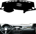 leather dashboard cover Compatible with BMW X3 (NO HUD 2011-2016，dash cover（black）