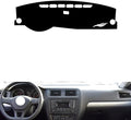 leather dashboard cover Compatible with VW Sagitar 2012-2018，dash cover（black）