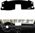 leather dashboard cover Compatible with HONDA VEZEL (No speakers on both sides 2023，dash cover（black）